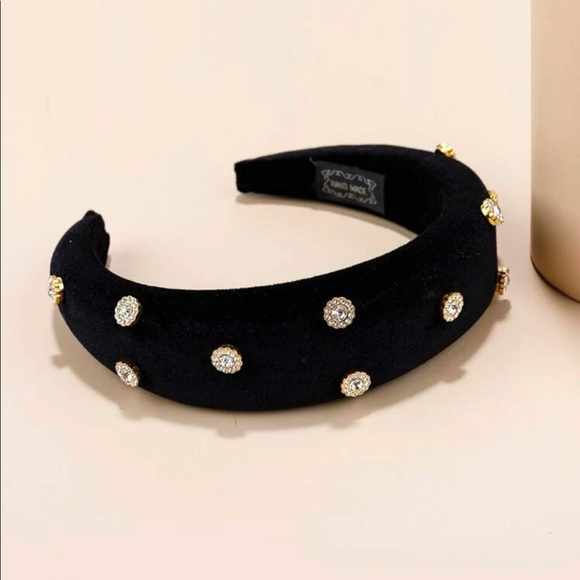 Rhinestone Decor Hair Hoop - Picture 2 of 5